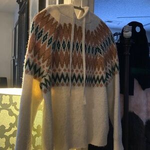 Frye Multicolor Cowl Neck SweaterLarge